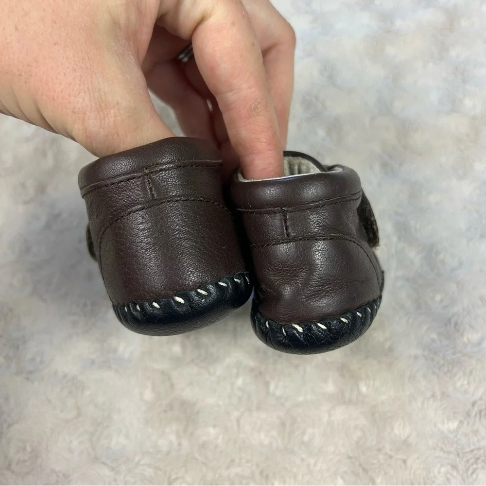Pediped Baby Boy Dylan Boots Size 6-12 Months Brown